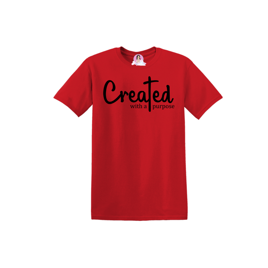 CREATED WITH PURPOSE TSHIRT UNISEX